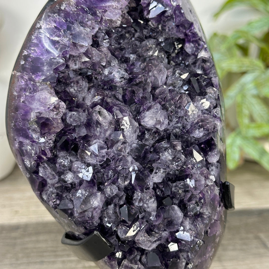 Large Natural Amethyst Specimen on Stand - MWS3275
