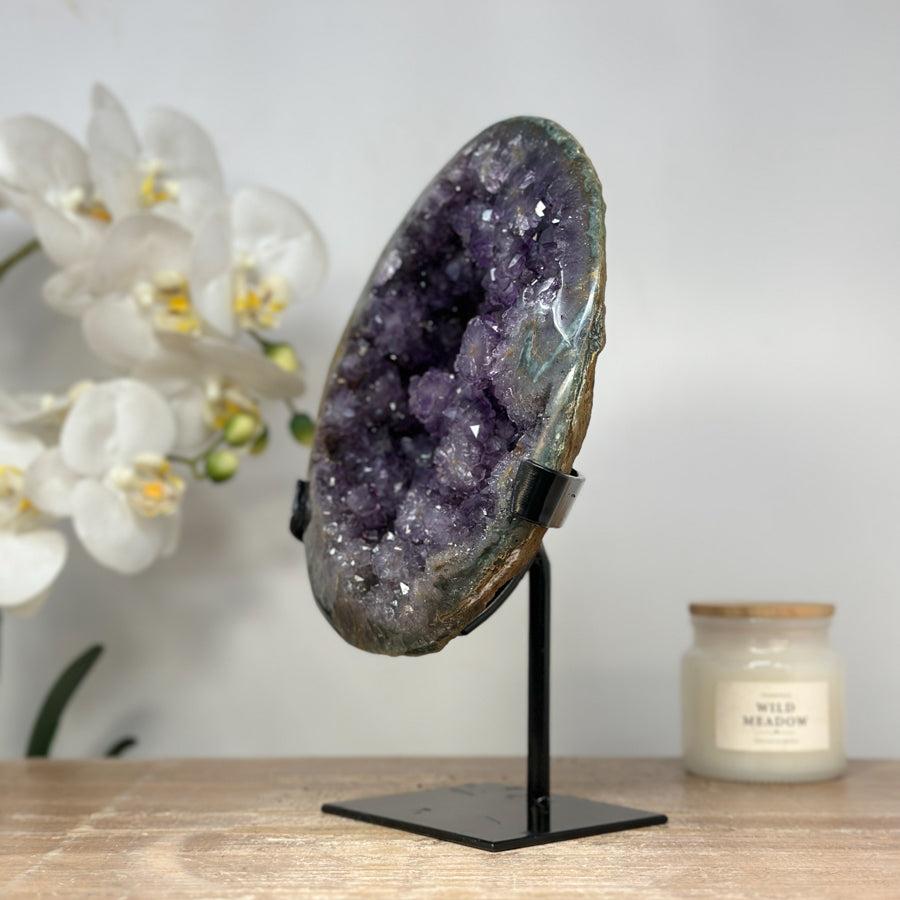 Rare Amethyst Geode Full of Stalactite Formations - MWS1484