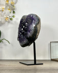 Large Deep Purple Uruguayan Amethyst Stone Heart - HST0344