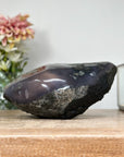 Amethyst & Agate Stone Geode with Crystal Cavity - STGE0004