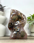 Unique Art Agate & Quartz Geode for Home Decor - Urguayan Statement Piece - CBP1398