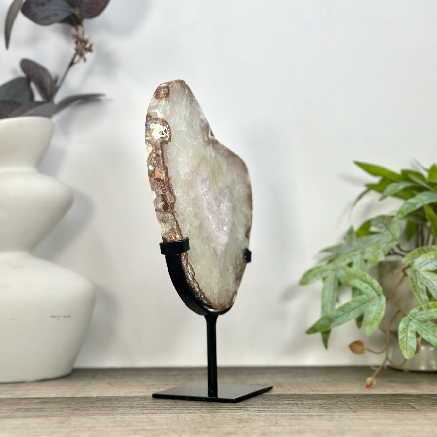 Natural Quartz Slice For Home Decor - MWS3246