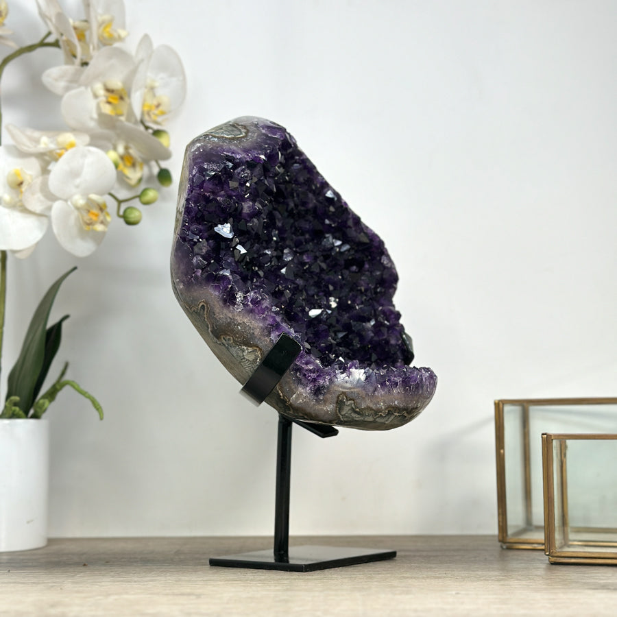 A+ Grade Natural Amethyst Geode - MWS2192