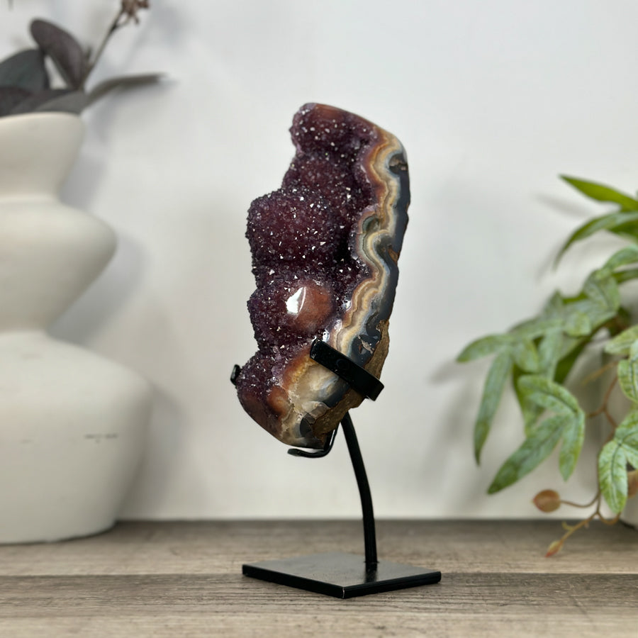 Natural Red Amethyst &amp; Jasper Crystal for Decor - MWS3233