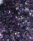 Natural Amethyst Geode with Deep Purple Crystals