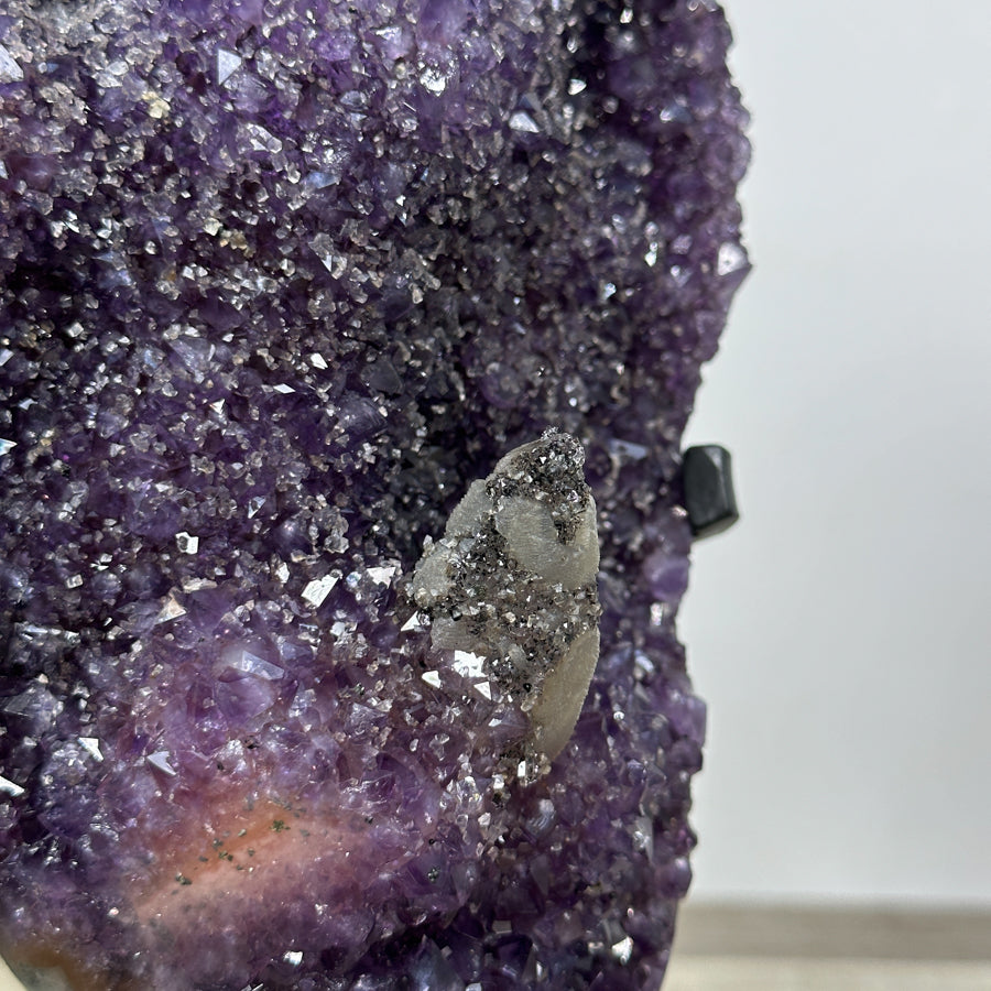 Stunning Amethyst Crystal with Unique Calcite Specimen - MWS1881