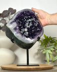 XXL Natural Uruguayan Amethyst Geode with Calcite Formations - MWS3079