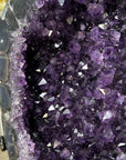 Huge Uruguayan Amethyst Geode on Metal Stand - MWS2755