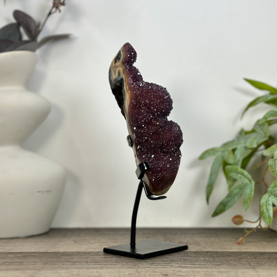 Natural Red Amethyst &amp; Jasper Crystal for Decor - MWS3233