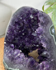 Deep Purple Deep Purple Amethyst with Green Jasper Shell - CBP1295