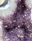 XXL Blue Agate & Amethyst Geode Free Form Statement Piece from Uruguay - CBP1440