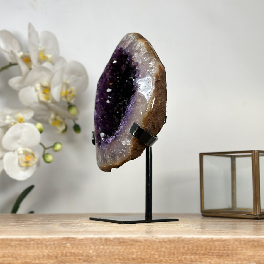 Stunning Large Amethyst &amp; Quartz Geode - MWS2088