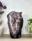Uruguayan Sugar Amethyst & Agate Statement Piece for Home Decor - CBP1433