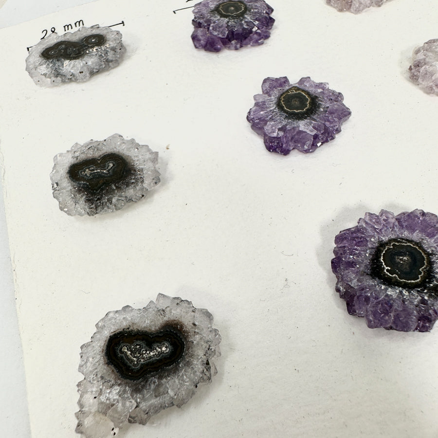 Wholesale Stalactite Slices for Jewelry Making - Bulk Flat Set - STS0051