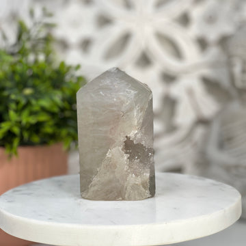 Natural Quartz Stone Obelisk  - STP0107