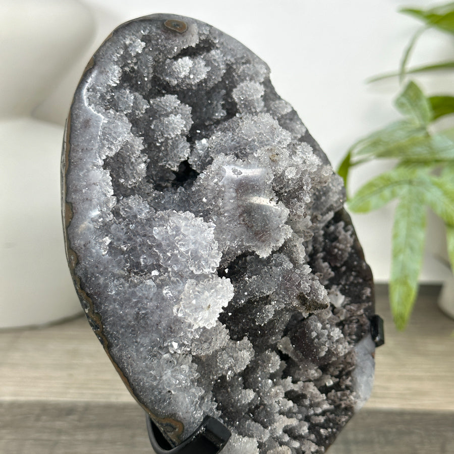 Natural Quartz Cluster Specimen with Rare Crystal Formations - MWS3158