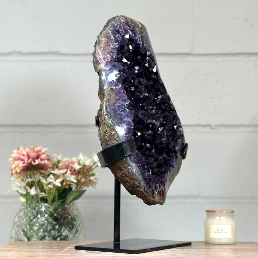 XXL 16,5 in Tall Amethyst Crystal Specimen - MWS2053