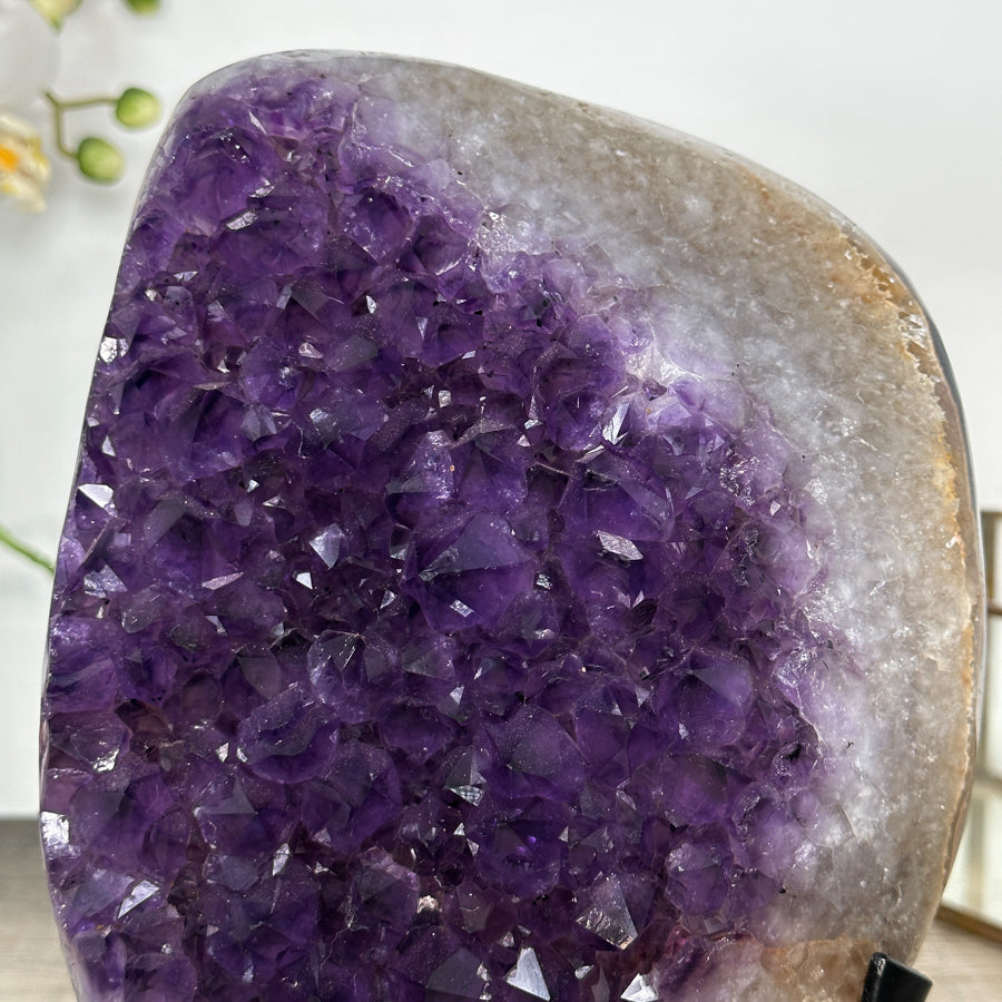 Natural Uruguayan Amethyst Crystal Cluster - MWS3023