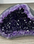 Amethyst & Agate Stone Geode with Druzy Crystal Formation - STGE0017