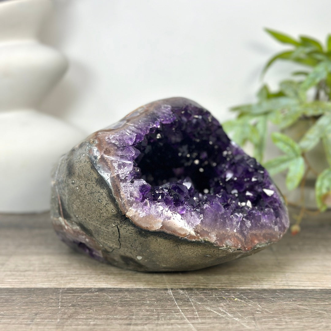 Large Natural Uruguayan Amethyst Geode with Large Crystals - STGE0050