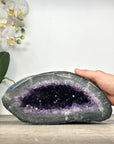 Amethyst & Agate Geode with Crystal Cavity from uruguay - STGE0030