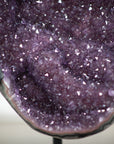 Exquisite Wine-Colored Amethyst Geode from Uruguay - Unique and Elegant Gemstone - MWS0291