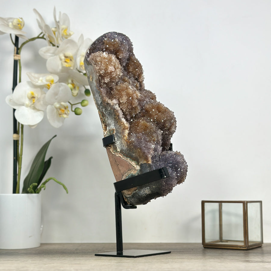 Stunning Rare Natural Ametrine Crystal Druzy - MWS2102