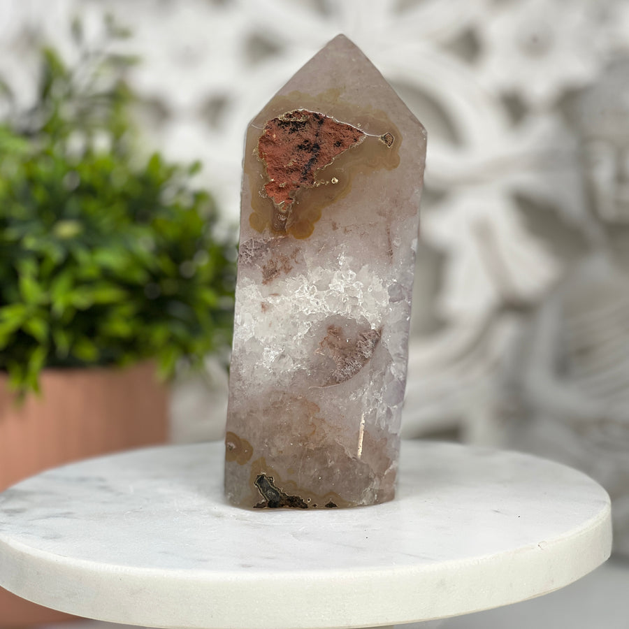 Natural Stone Obelisk Geode  - STP0106