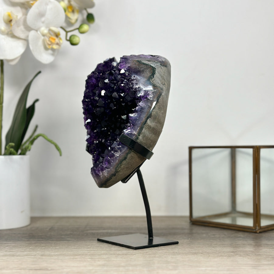 Deep Purple Uruguayan Amethyst Cave Crystal - MWS2449