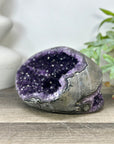 Deep Purple Amethyst Stone Geode from Uruguay - STGE0046