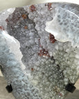 Natural Green Tone Sugar Quartz Specimen - Stand Included - MWS3159
