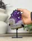 Uruguayan Amethyst Cluster with Large & Shinny Crystals - MWS3308