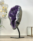 Uruguayan Amethyst Geode with agate Shell Statement Piece - MWS2962