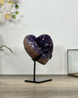 Deep Purple Natural Amethyst Stone Heart - HST0334