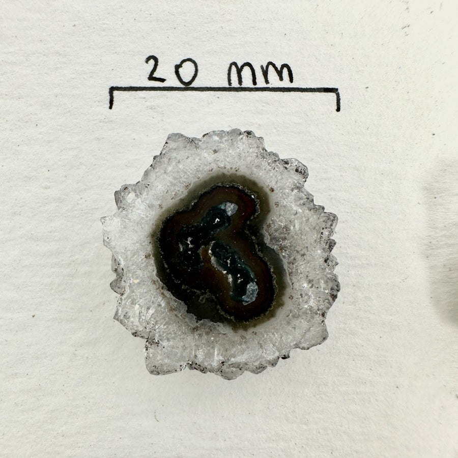 Unique Small Stalactite Slices Set - Natural Crystal for Handmade Jewelry - STS0035