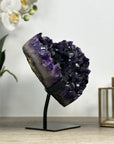 Deep Purple A grade Natural Heart Carving - HST0291