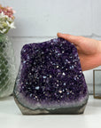Amethyst Cathedral with Polished Edges– Deep Purple Crystal Geode from Uruguay - CBP1205