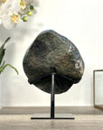 Quartz Crystal with Calite Geode on Stand Mineral Specimen