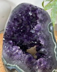 Deep Purple Deep Purple Amethyst with Green Jasper Shell - CBP1295