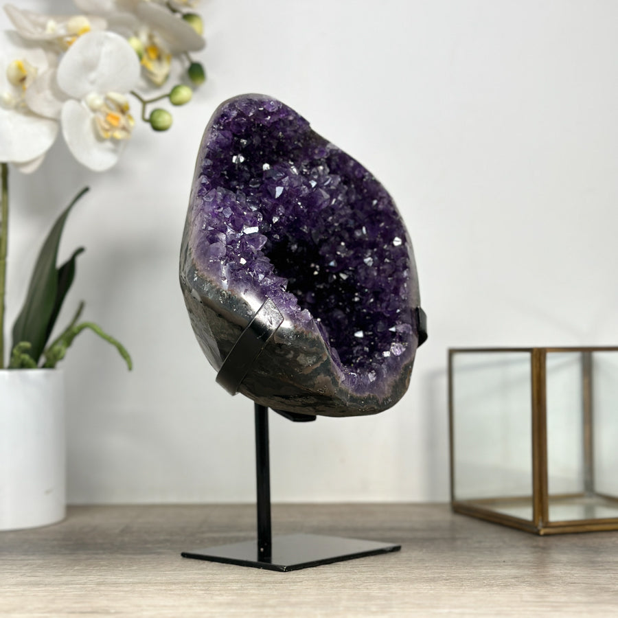 Top Quality Amethyst Geode with Unique Stalactite Formations - MWS2452