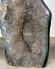 Huge Natural Agate & Sugar Quartz Druzy Statement Piece - CBP1427