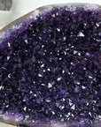 Top Grade Deep Purple Uruguayan Amethyst Geode - MWS3398