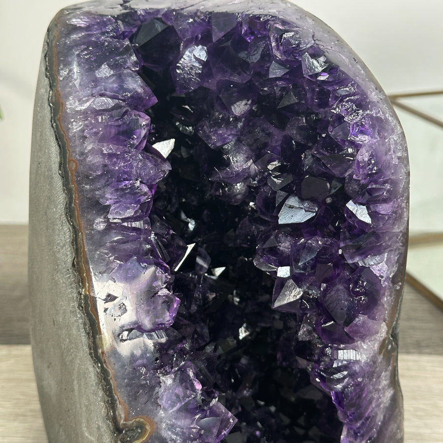 Amethyst Geode Crystal Cluster for Home or Office Display - CBP1237