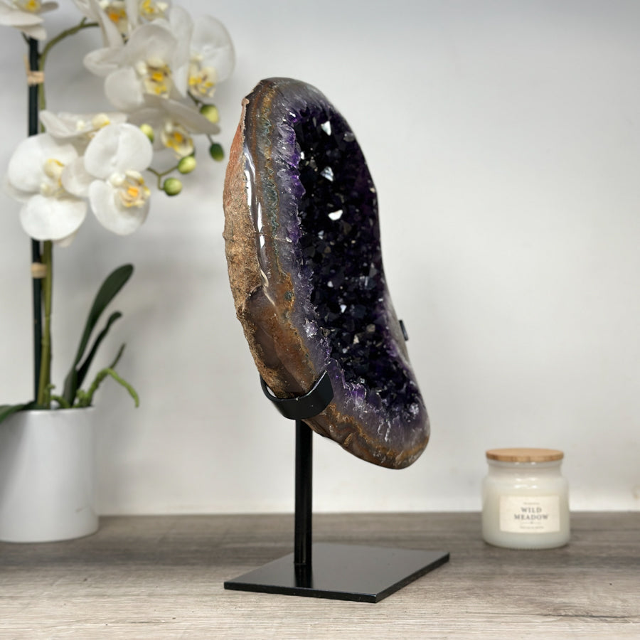 Large Natural Amethyst Geode, Perfect Home Centerpiece - MWS1670