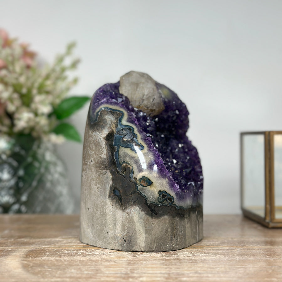 Stunning Natural Amethyst Stone Geode - CBP0825