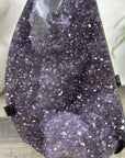 Natural Amethyst Stone Specimen on Stand - MWS3350