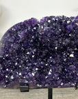 Top Grade Amethyst Crystal Specimen on Metal Stand - MWS3380