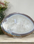 Large Quartz & Agate Stone Tray for Home Decor - SLC0017