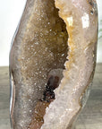 Natural Uruguayan Quartz Geode with Calcite formation Statement Piece - CBP1435