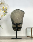 Natural Large Amethyst Geode with Shinny Crystals on Metal Stand - MWS2821